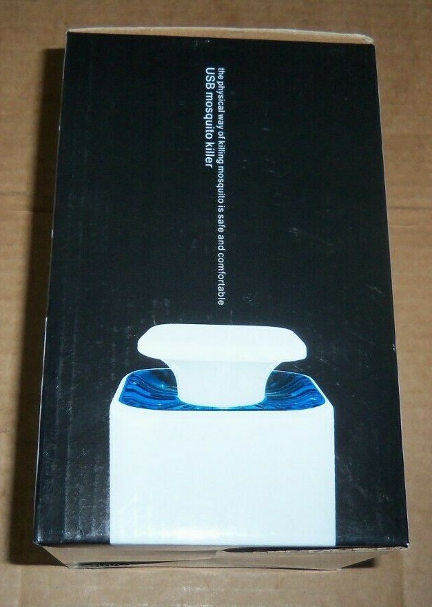 PURPLE VORTEX USB MOSQUITO KILLER LAMP SILENT VORTEX TECHNOLOGY DC5V 5W BLACK