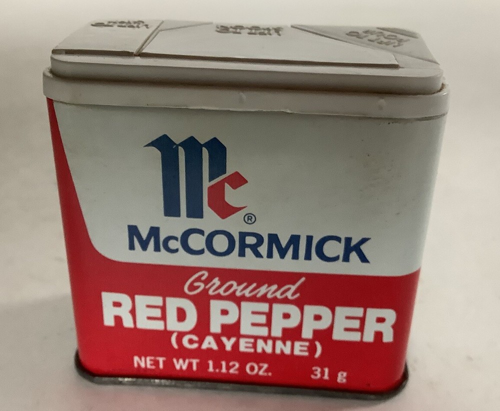 Vintage McCormick Red Pepper Spice Tin