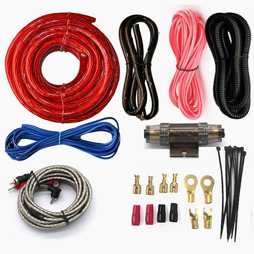 2300W 4 Gauge Amplifier Power Wire Kit Amplifier Installation Complete Cable