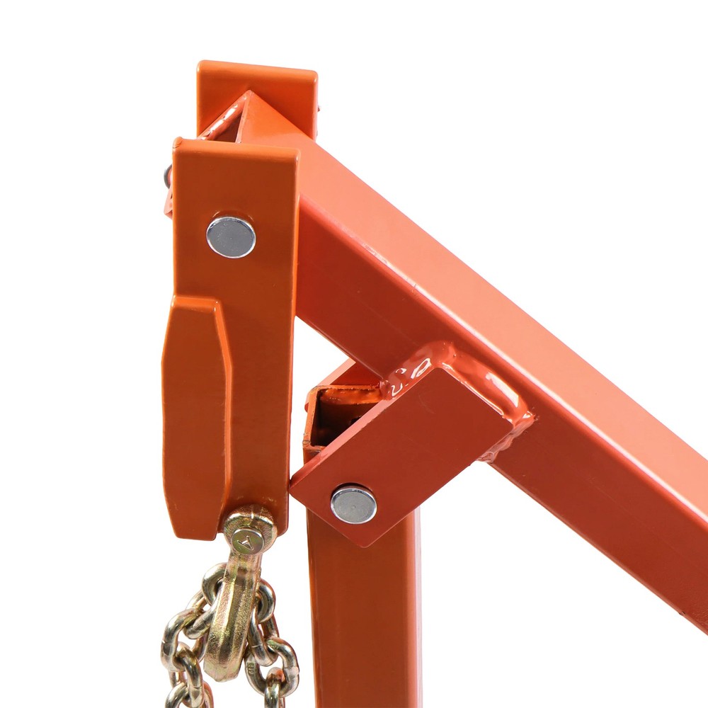 36 in T Post Puller with Puller Plate & 47 in Lifting Chain For Round Fence Post