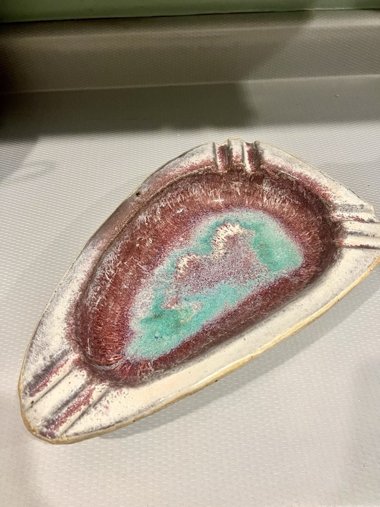 Harding Black Signed Ashtray