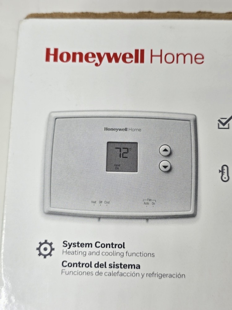 HONEYWELL HOME RTH111B HORIZONTAL NON-PROGRAMMABLE THERMOSTAT