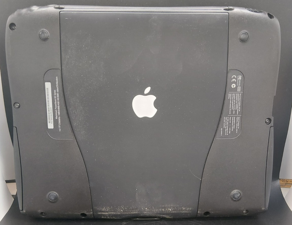 Vintage Black Apple Macintosh Mac PowerBook G3 , Untested