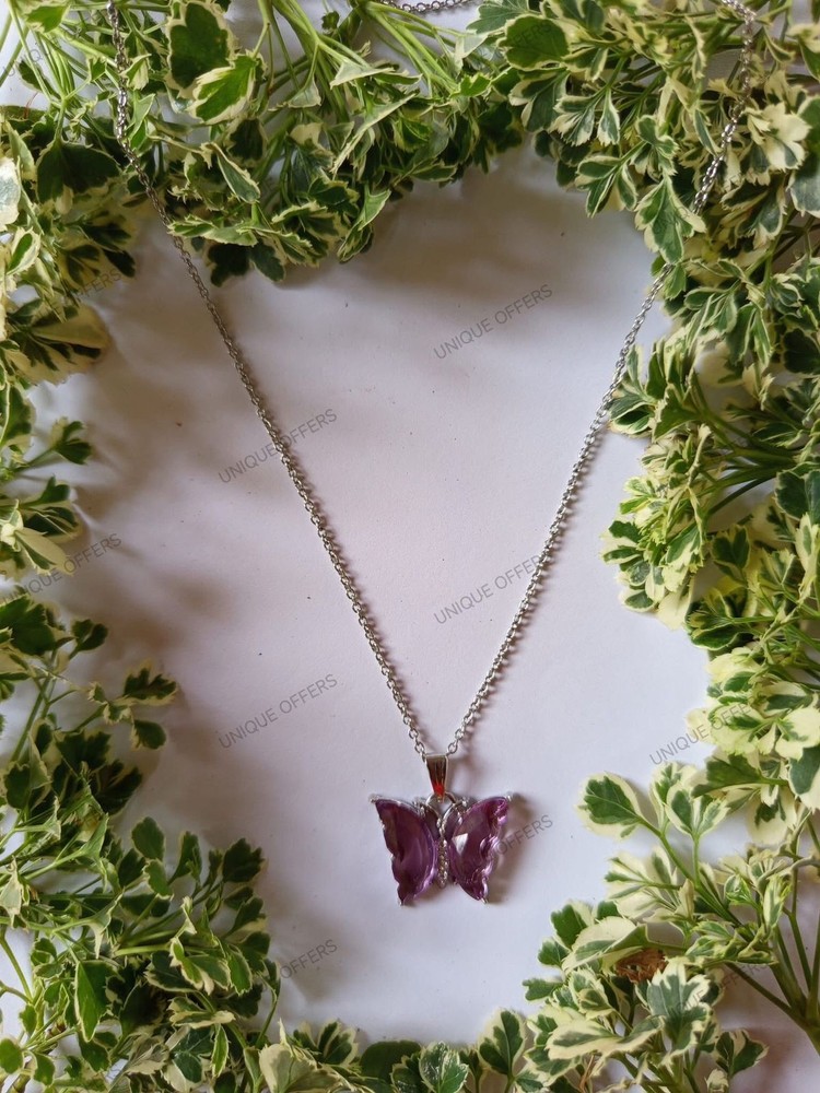 Butterfly Pendant Necklace | Handmade | Ceylon