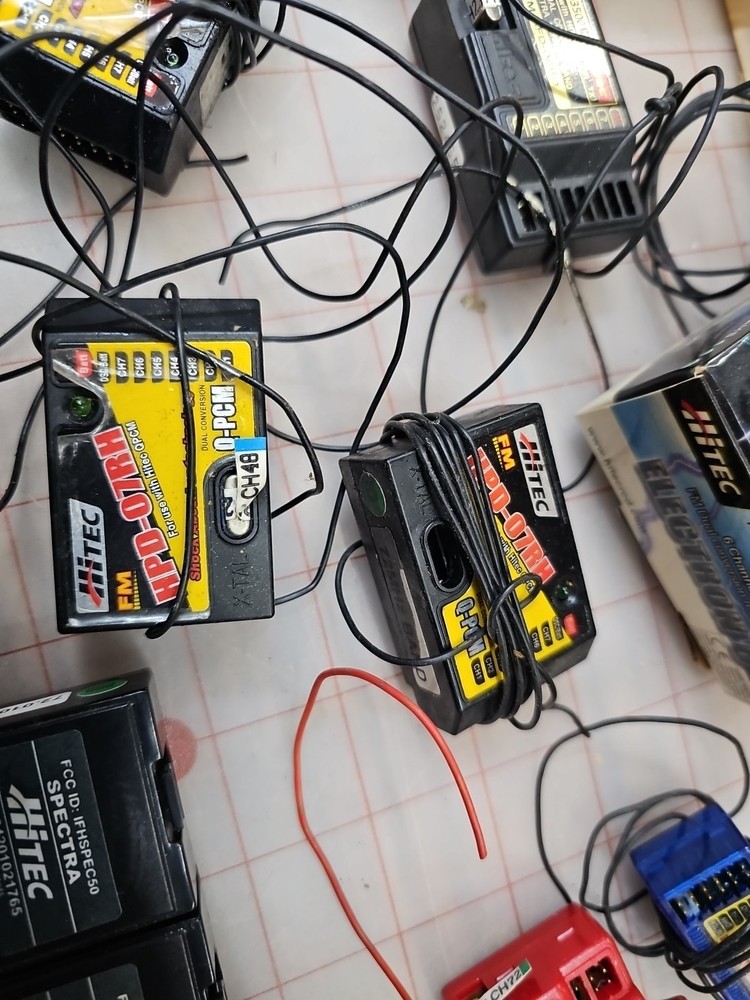 Hitech Fm Recievers And Module Lot Rc Airplane