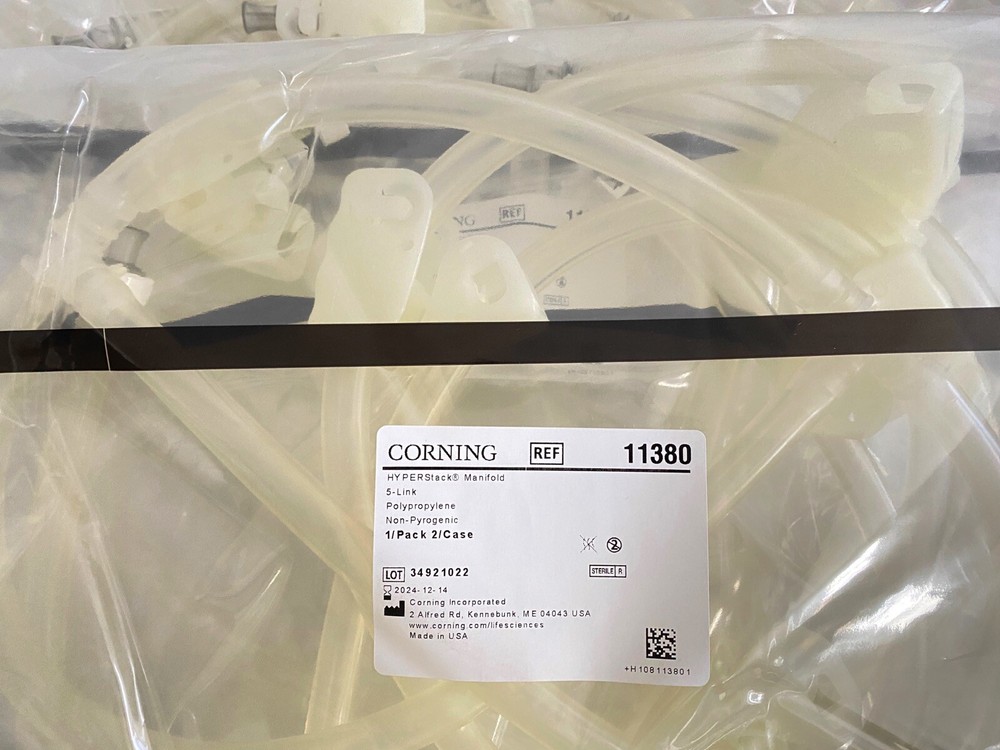 (Lot of 3) CORNING HYPERStack Manifolds w/ MPC Connector 5-Link C-Flex 11380