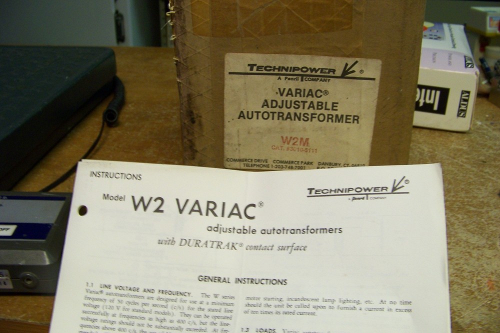 NIB Technipower Variac Type W2M Adjustable Autotransformer 3010-5111