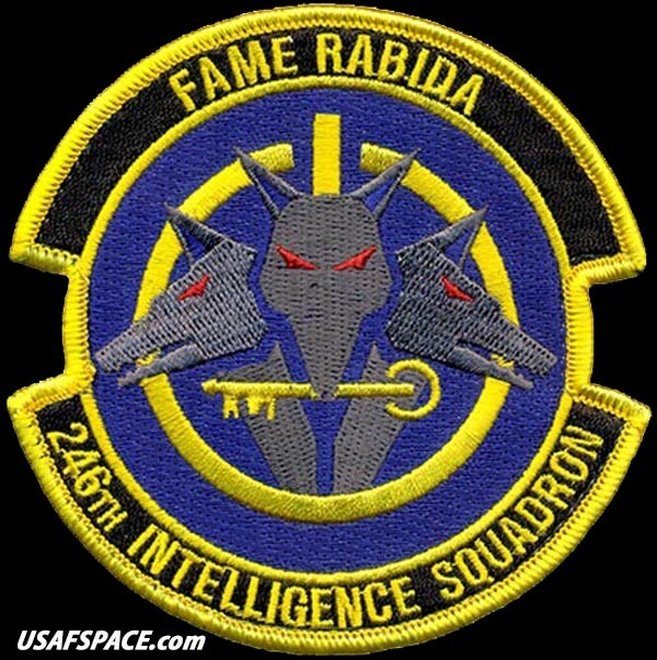 USAF 246TH INTELLIGENCE SQ- Berry Field ANGB, TN - ORIGINAL VEL PATCH