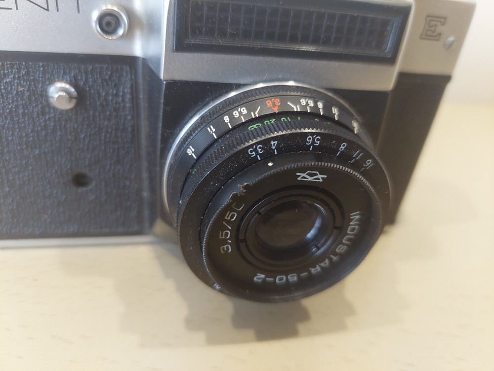 Soviet Union Vintage Camera Zenit E. Made in USSR. Original. ## . S