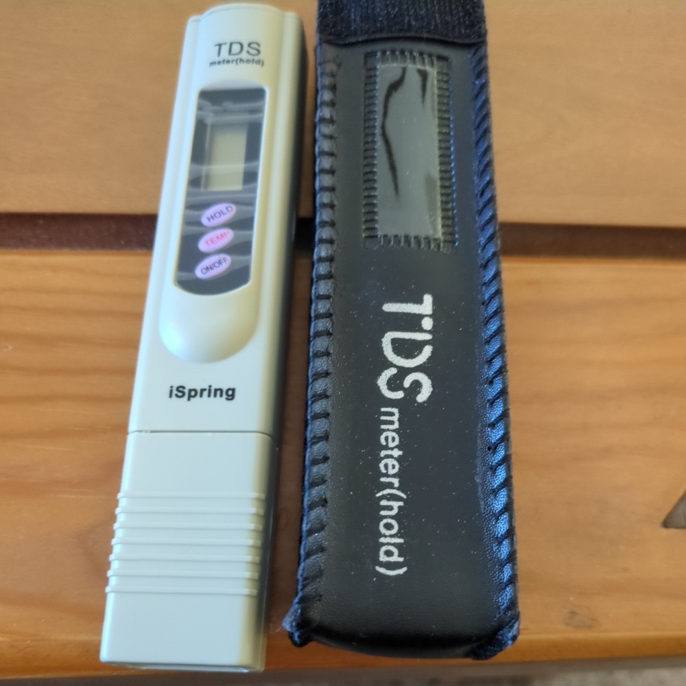 iSpring TDS 3-Button Digital Water Quality Test Meter with Temperature Test