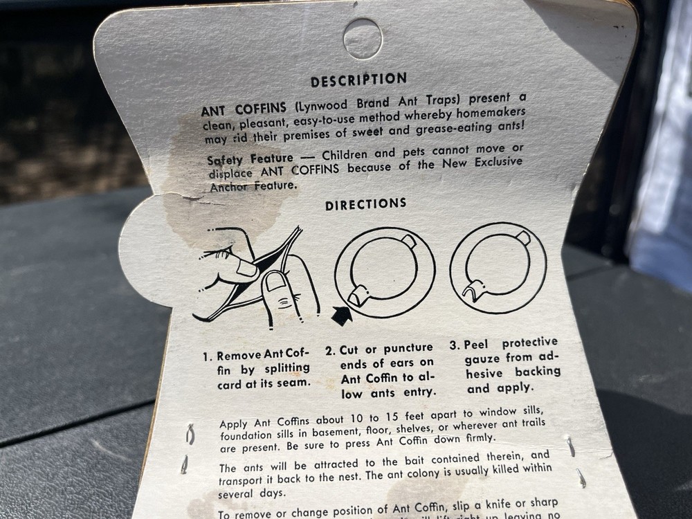 Vintage Ant Coffin