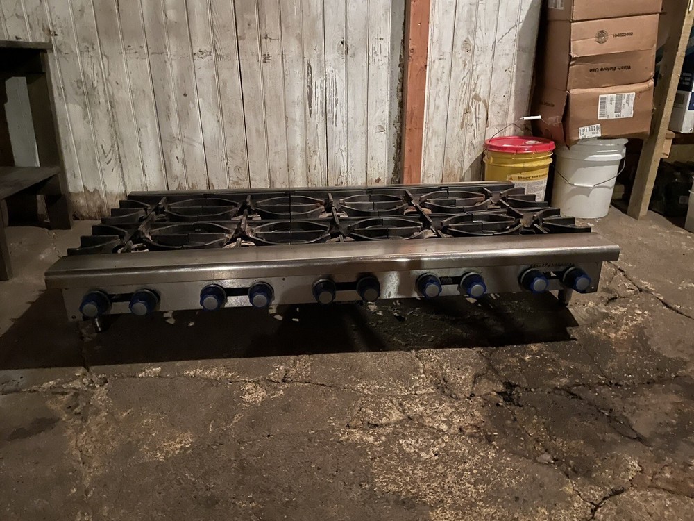 10 burner imperial table top gas range