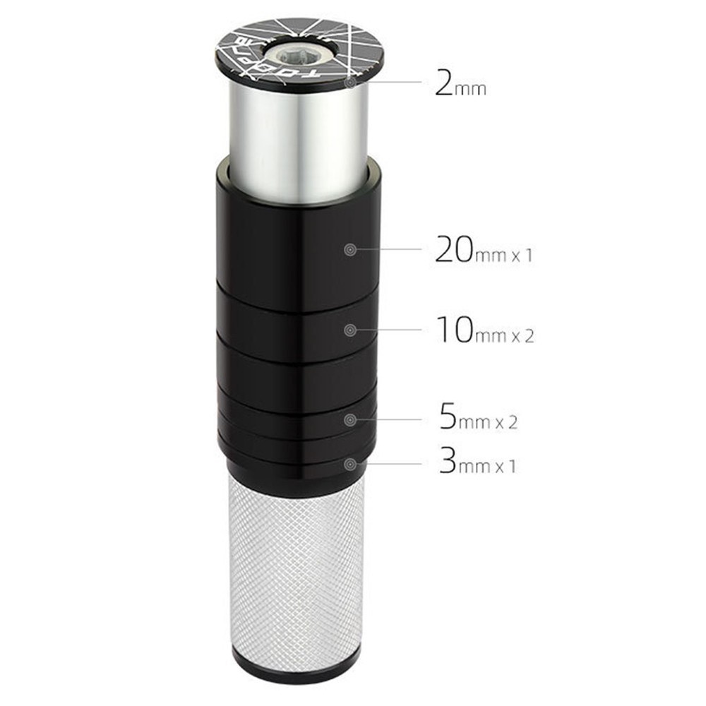 New Practical Stem Extender Fork Stem Extension Road Bikes Aluminum Alloy