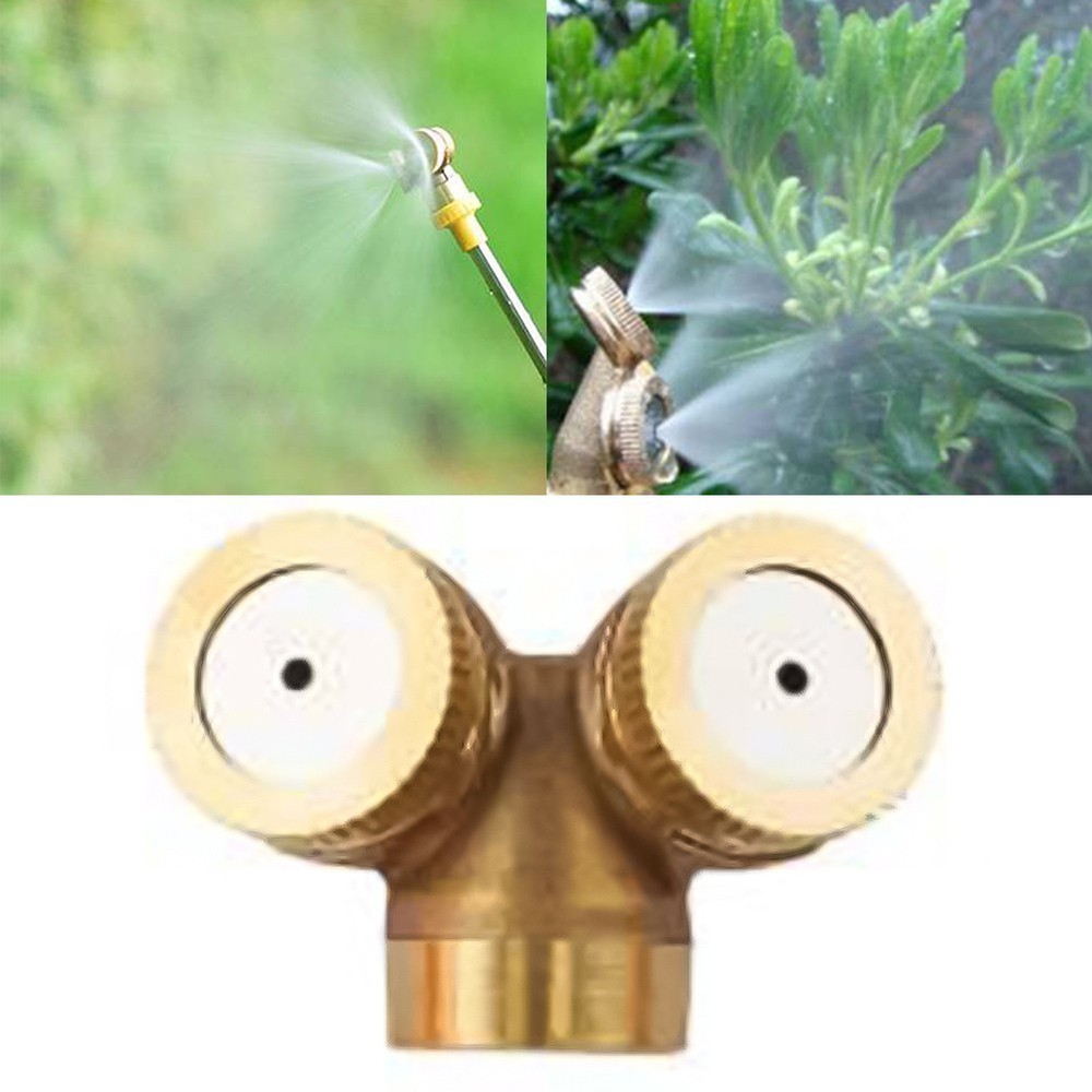 Garden Misting Nozzle Brass Connector for Efficient Watering Solutions