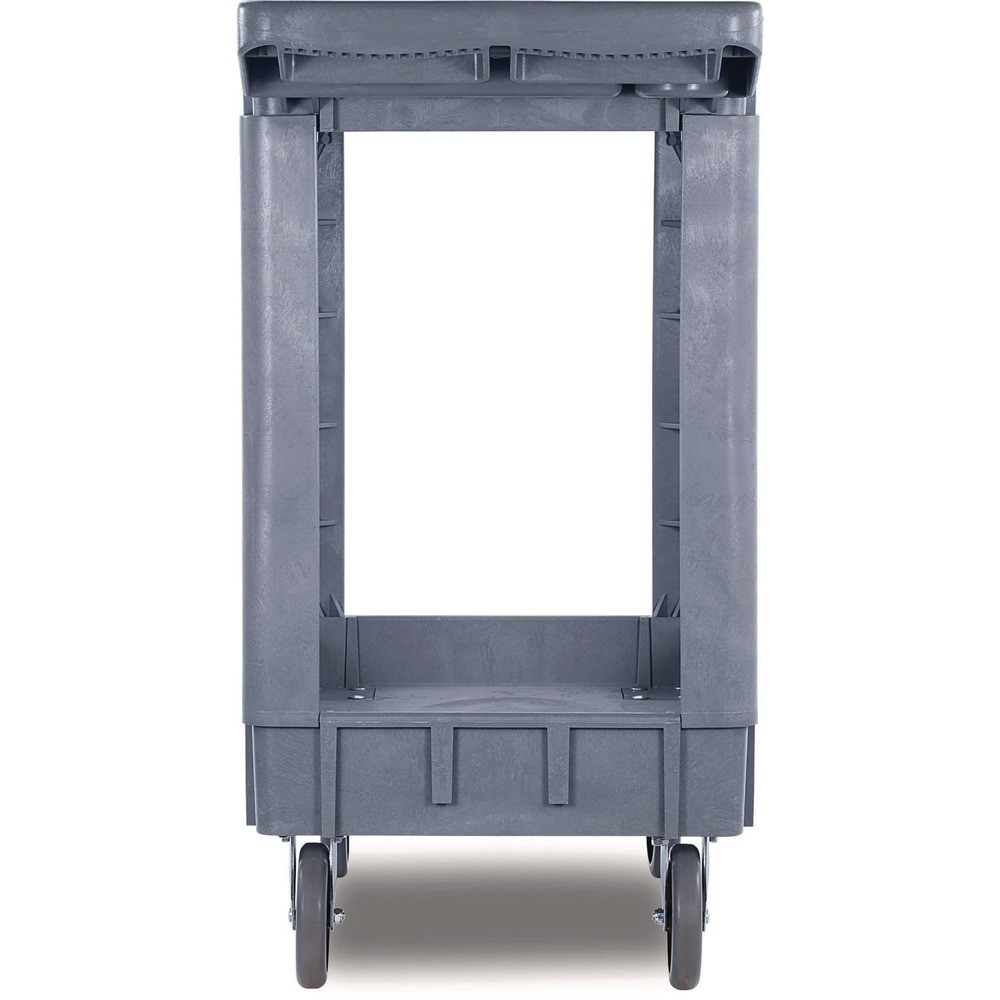 Boardwalk 4024UCGRA 2-Shelf Plastic Utility Cart - Gray New