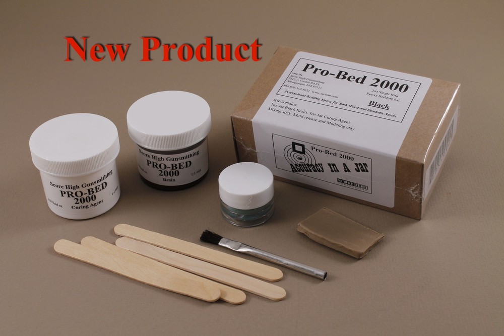 Pro-Bed 2000 Single Rifle Bedding kit with Black Resin.