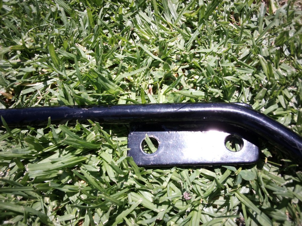 Motorcycle Exhaust Bracket 21" Long Black Painted