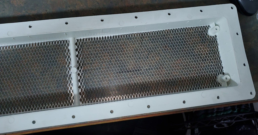 *RV REFRIGERATOR ROOF VENT INSERT NO CAP WHITE Dometic