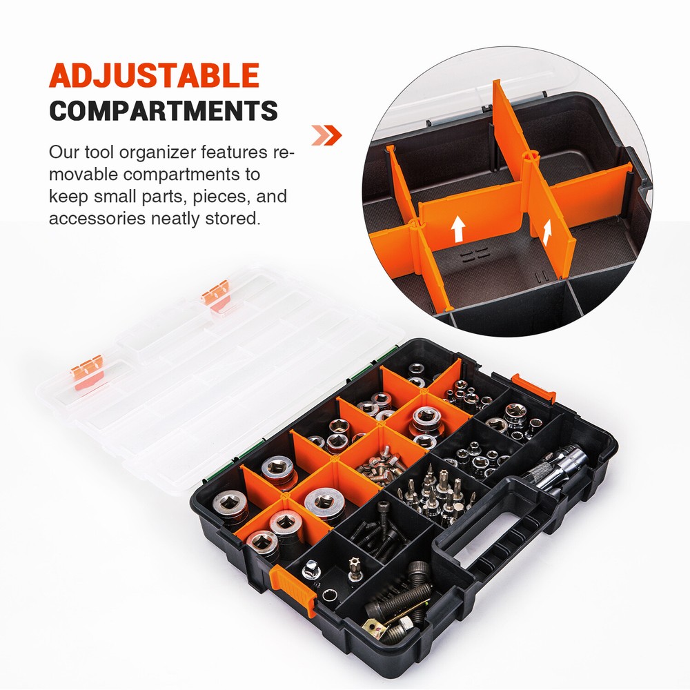 Shelf Kit for Van Shelving Storage, 3 Plastic Storage Box w 1 set Small Part