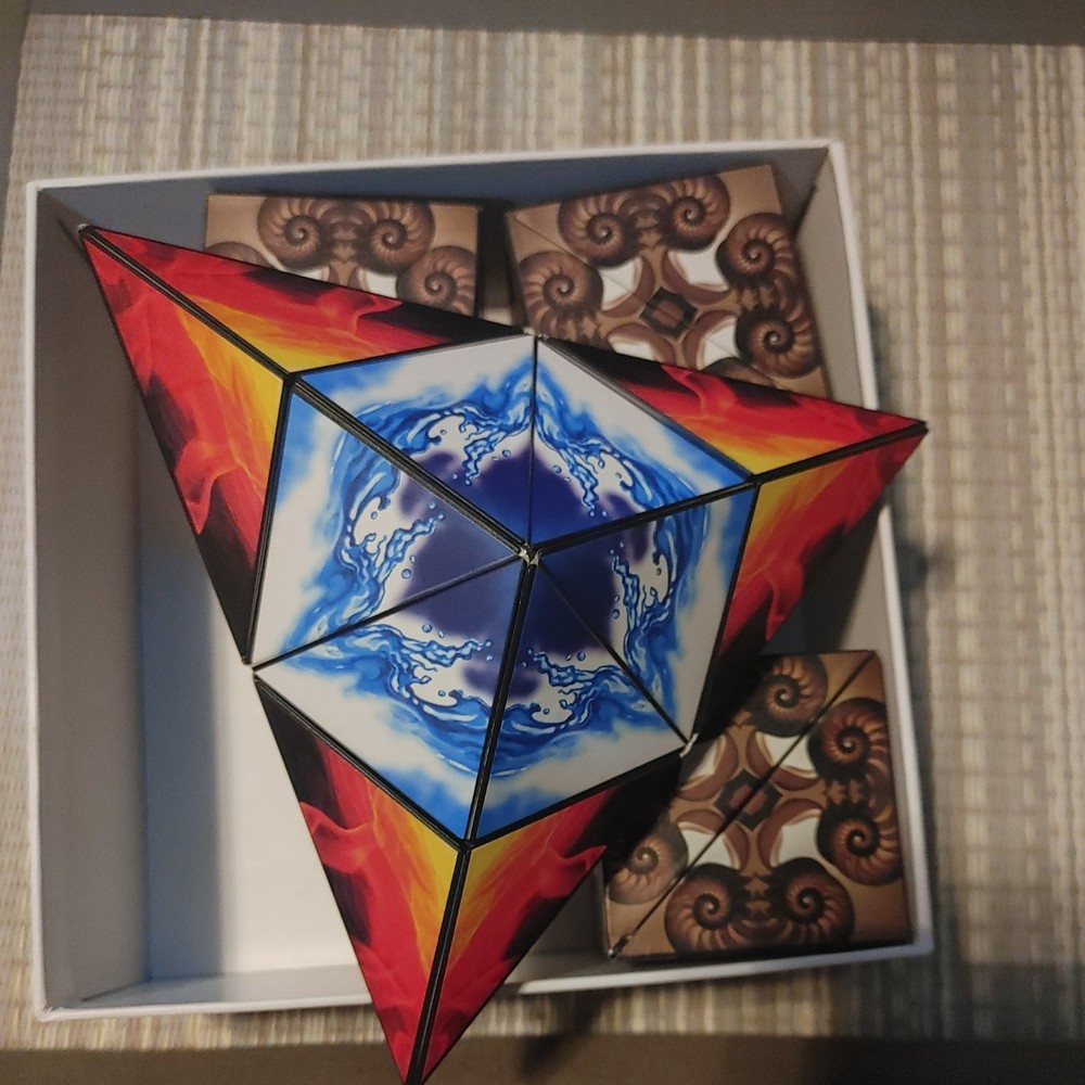 Set of 4 Euclidean Cube Nautilus