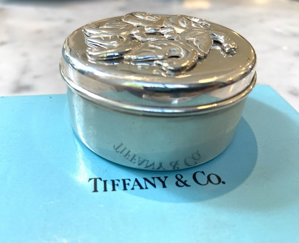 Tiffany&co Sterling Silver Box Pillbox