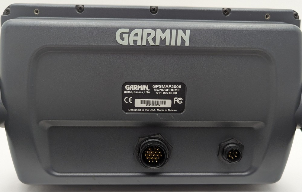 Garmin GPSMAP 2006 7.2" Monochrome Chartplotter Marine GPS Display *Works READ*