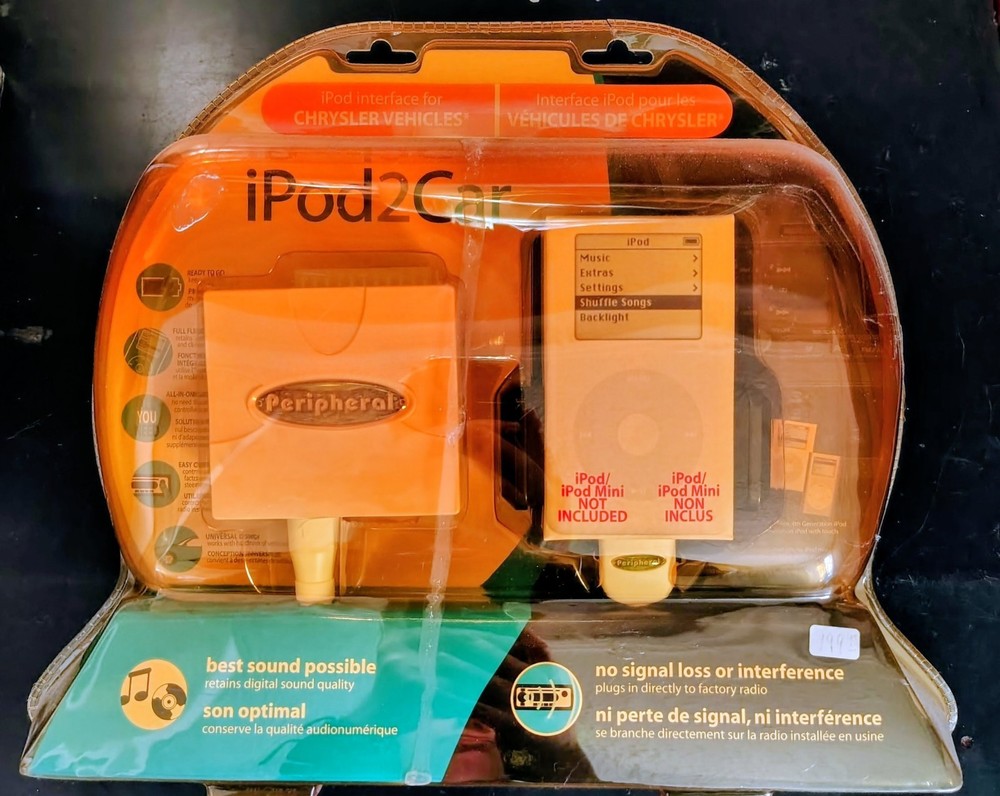 iPod2Car Interface For Chrysler Vehicles*New/Unopened*