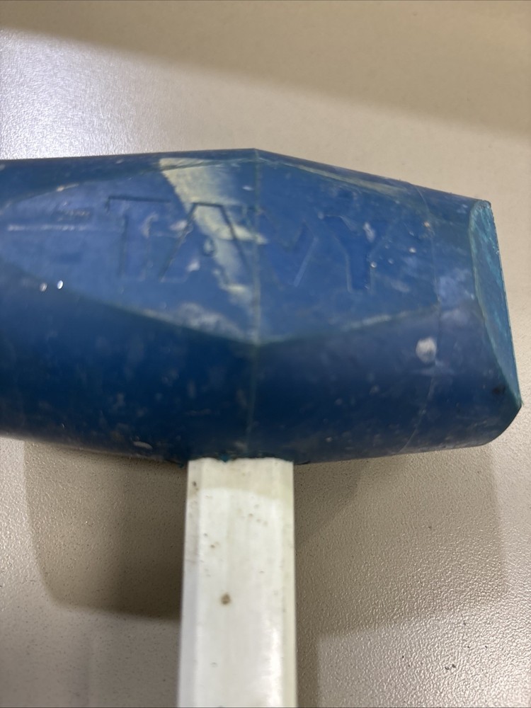 Tavy Blue Rubber Mallet for Tile & Stone Installation w/rubber Handle, 15”