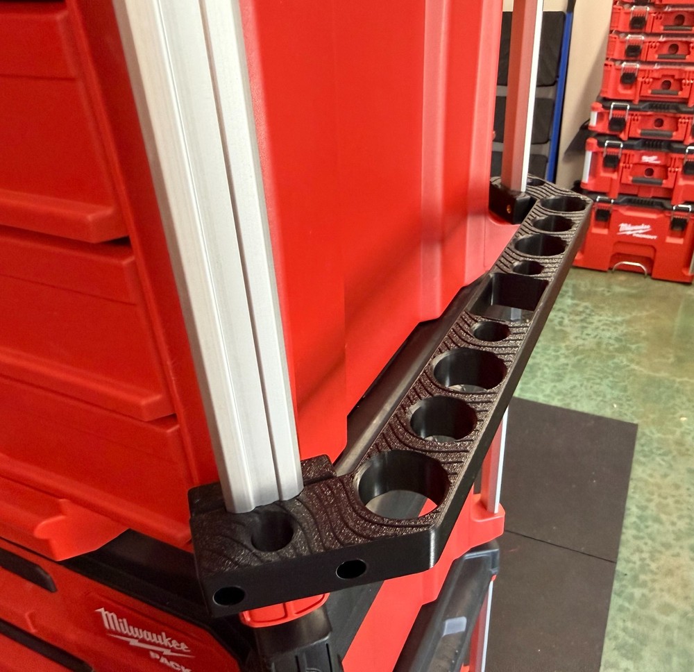 Milwaukee Packout Large XL Side Rail Bracket 1/2” Drive Tool Accessory Holder