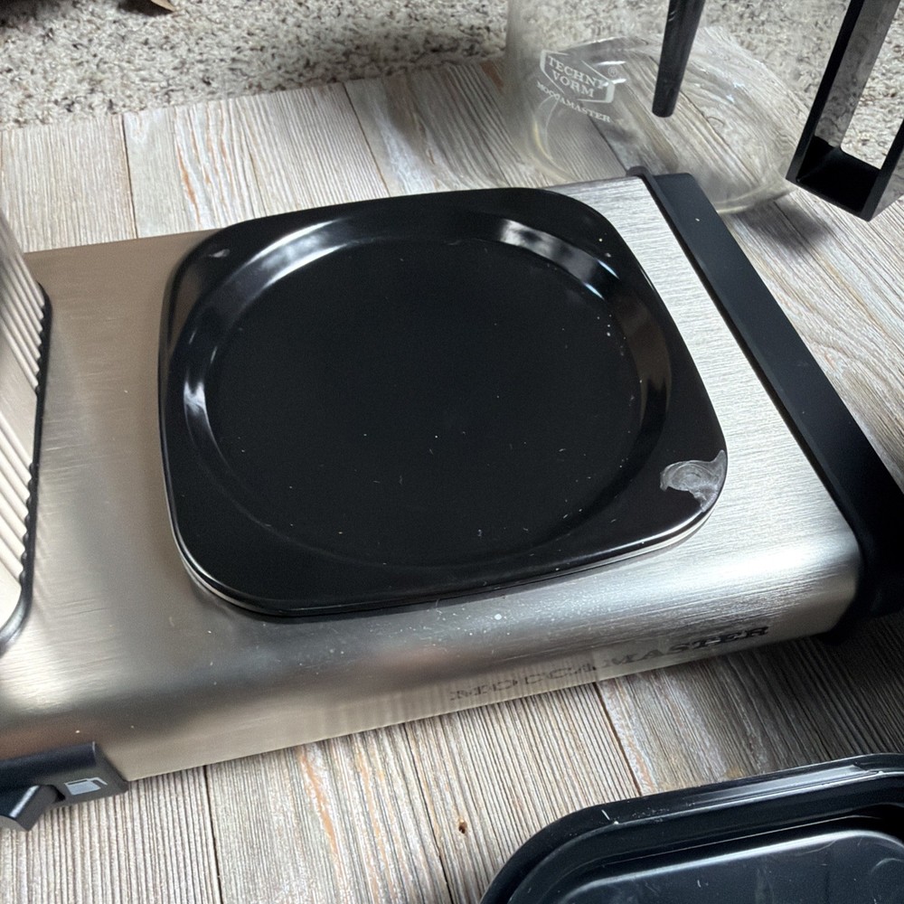 Technivorm MOCCAMASTER KBGV Coffee Maker Machine Polished Silver 53941 imperfec