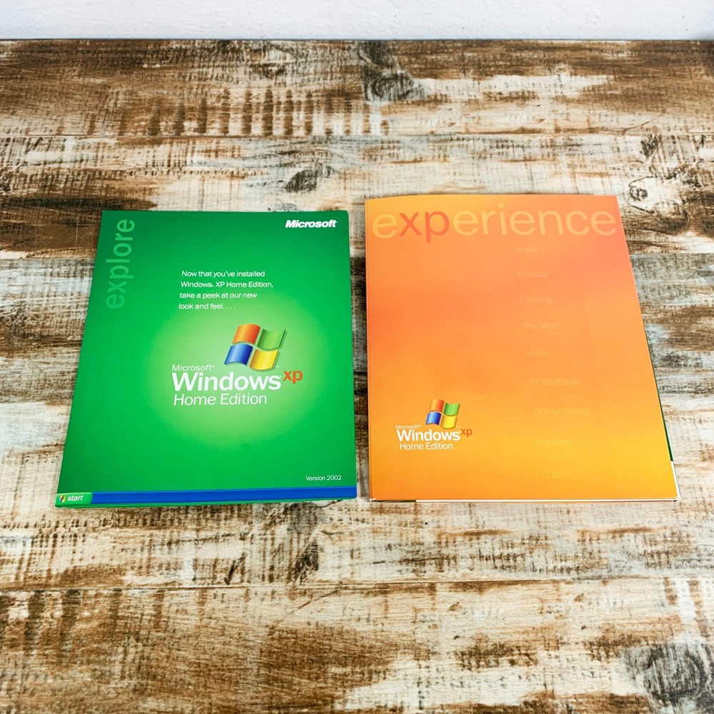 Microsoft Windows XP Home Edition Version 2002 - CD-ROM w/ Product Key