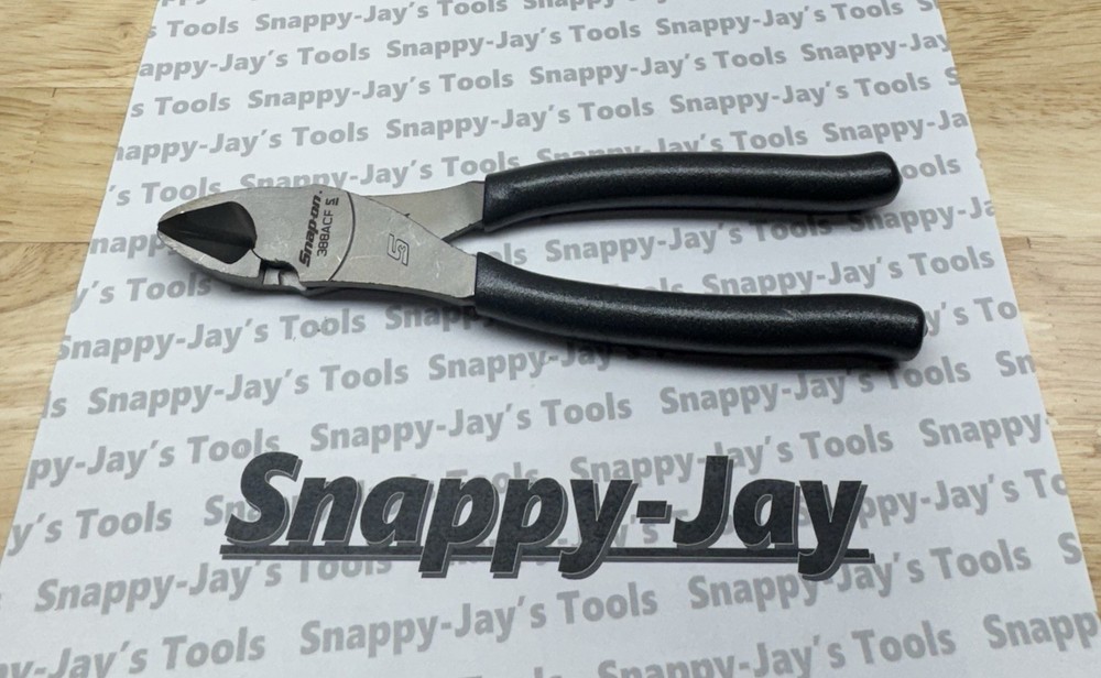 Snap-on Tools NEW DARK TITANIUM Soft Grip 8" High Leverage Cutter Pliers 388ACF