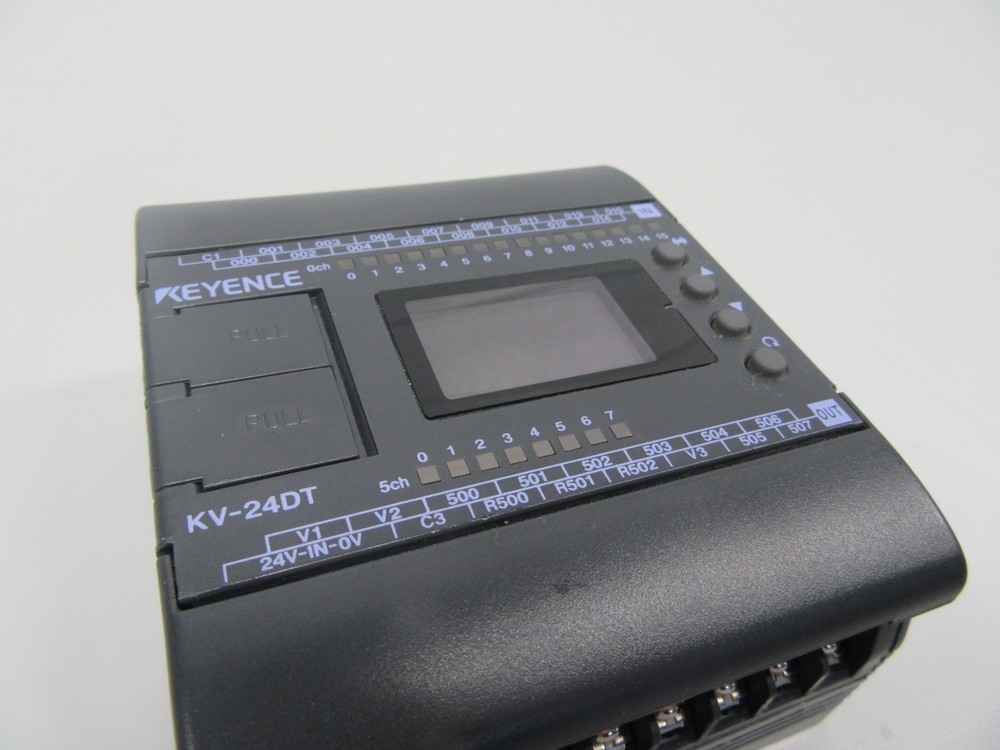 Keyence KV24DT PLC 24-Point Programmable Controller Module