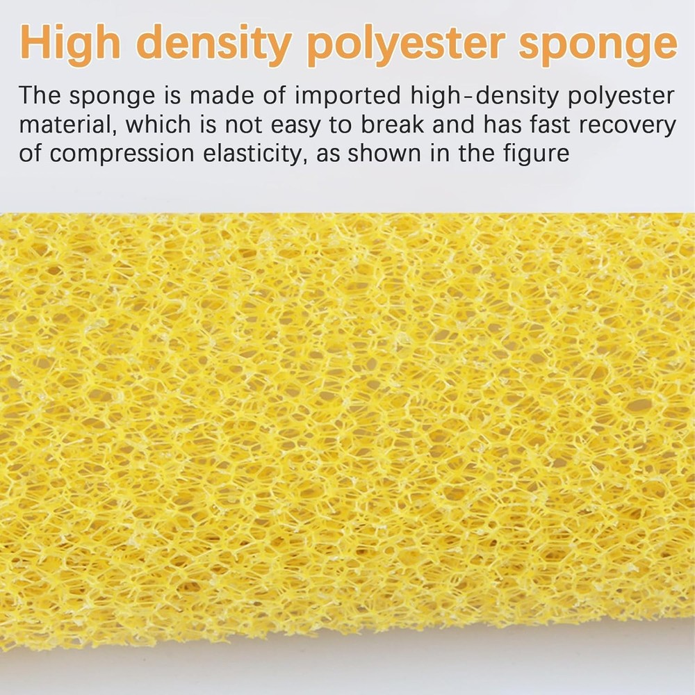 8 Pcs Textured Paint Roller Covers, 4 inch Medium Textured Foam Drywall Texture