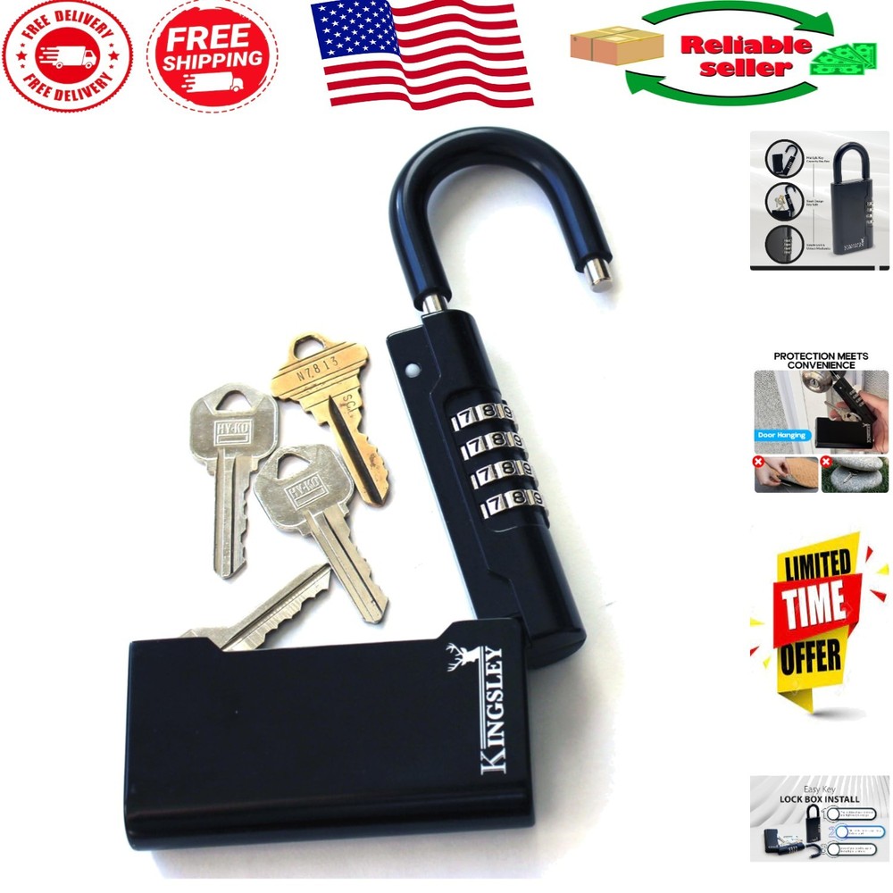 Compact Guard-a-Key Lockbox: Waterproof and Resettable for Maximum Key Security