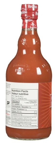 Frank's RedHot, Hot Sauce, Original, 680mL (Imported from Canada) (4 Pack)