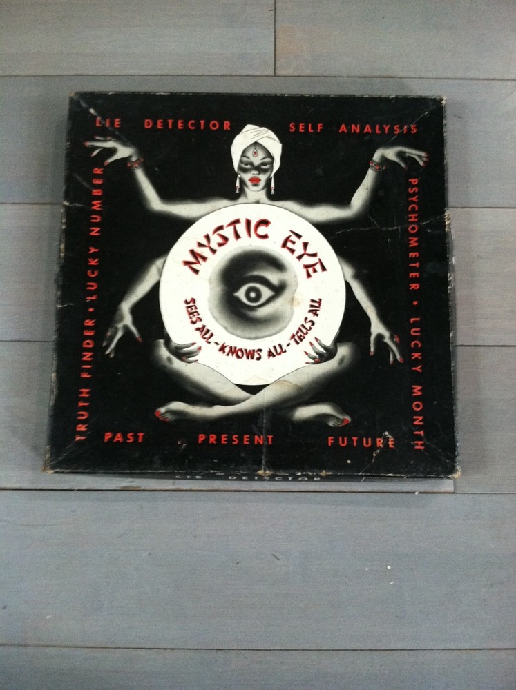 Vintage Mystic Eye Lie Detector Self Analysis Game
