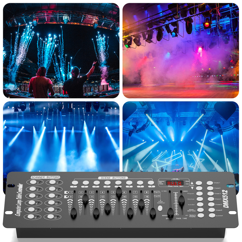 DMX 40/192 Channels Controller Console For Party KTV Disco Stage Light Operator