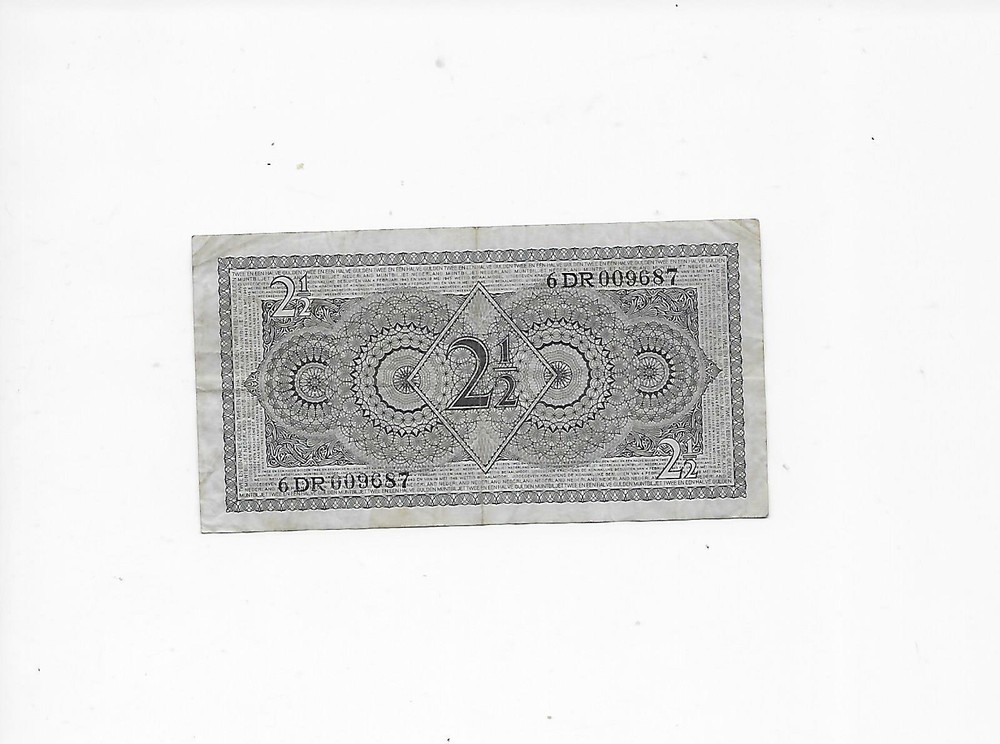 Netherlands 2 1/2 gulden note 1949