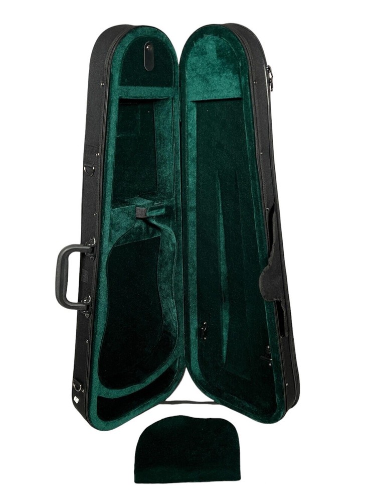 Petz Violin Violin Case Triangular Shape with Shoulder Rest Compartment in 5 ...