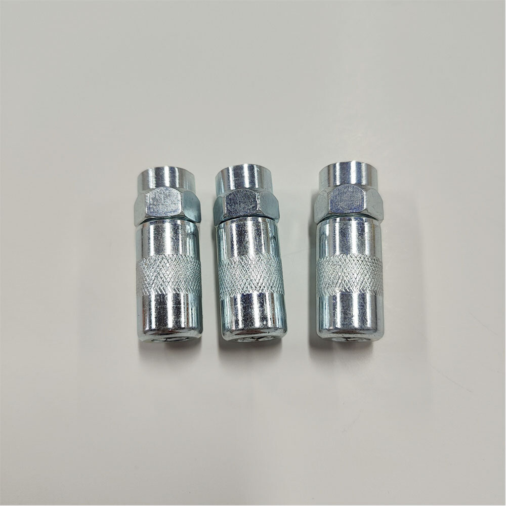 3PC Heavy Duty 1/8 In. Npt Grease Gun Coupler Flat Nozzle US