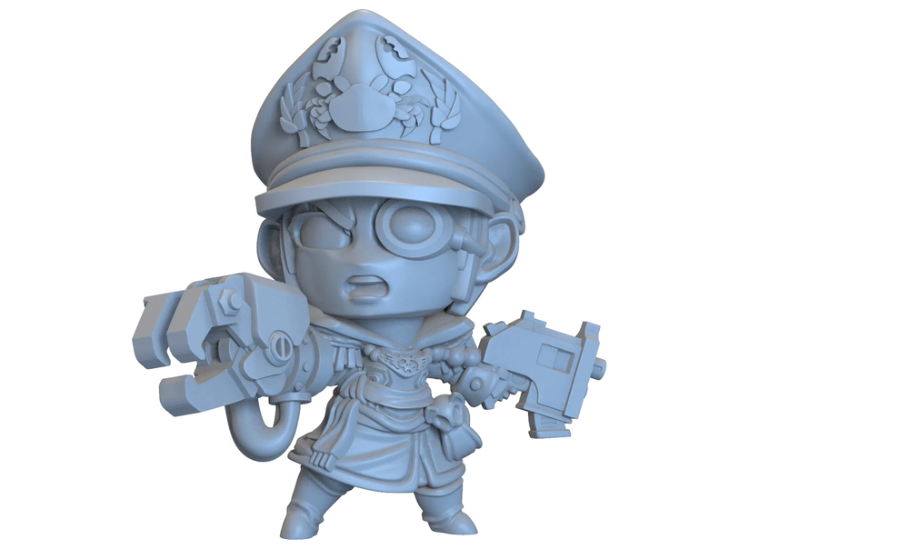 Chibi Mechanicute - Commissar Crab