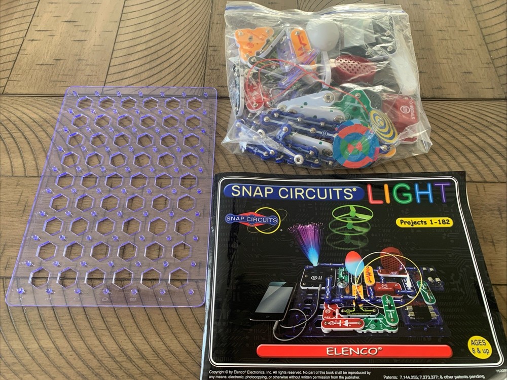 Snap Circuits Elenco Light Projects 1-182 Complete Set