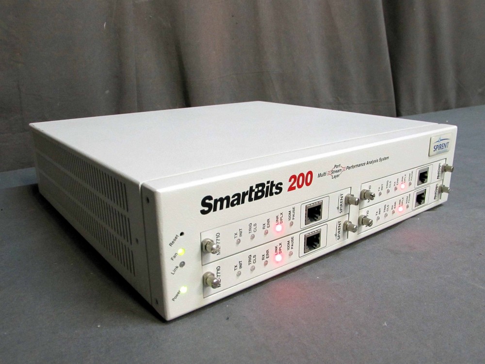 NetCom Systems SmartBits 200 SMB-0200 with 4x ML-7710 Modules
