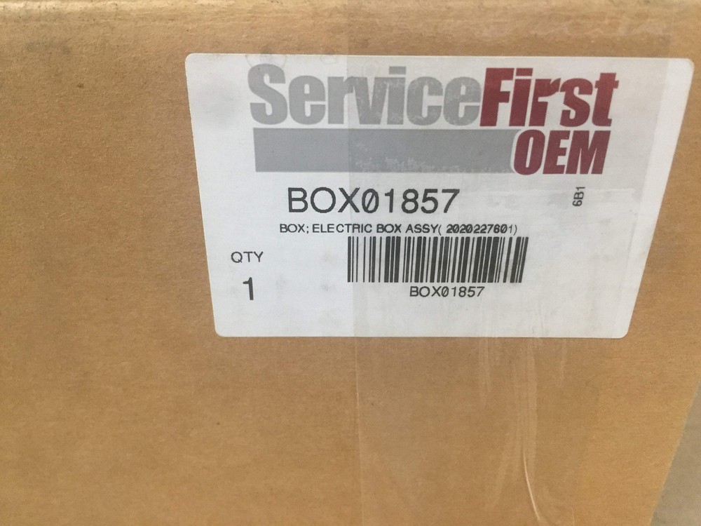 SERVICE FIRST BOX01857 ELECTRICAL CONTROL BOX ASSEMBLY 209834