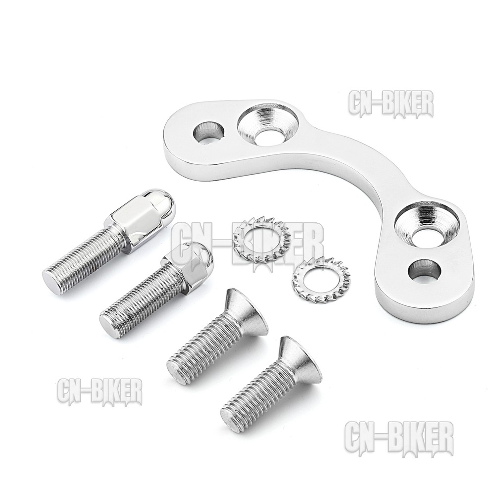 For Harley Springer DNA Handlebar Tree Adapter Clamp Converter 3.5"~4.75" Risers