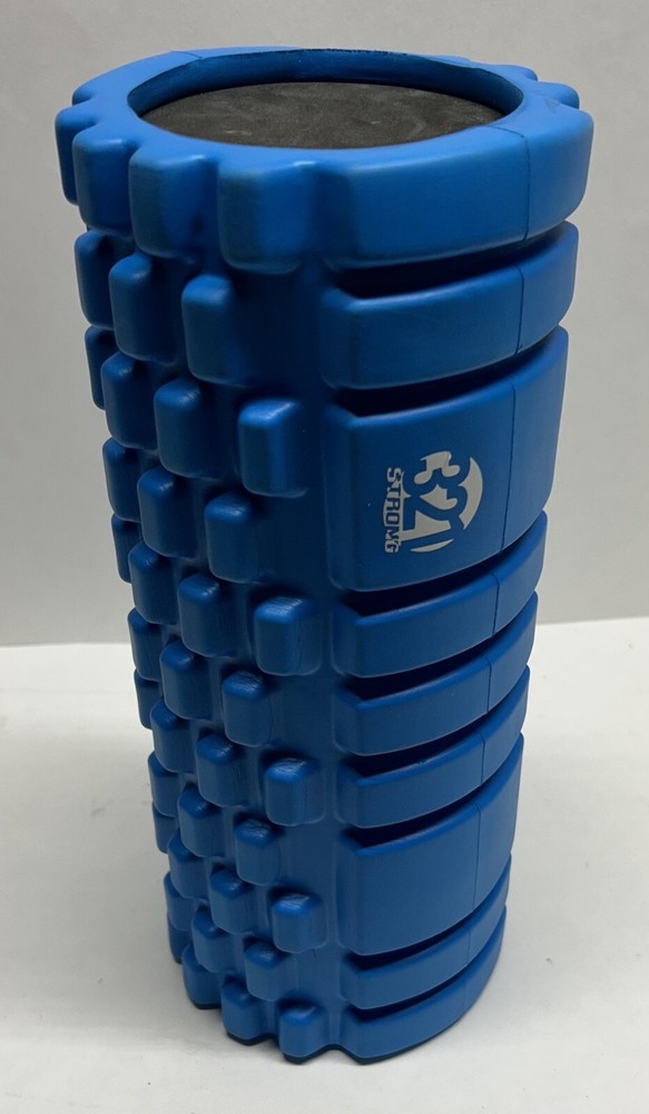 High Density Blue Foam Roller for Muscle Massage/Recovery - EUC