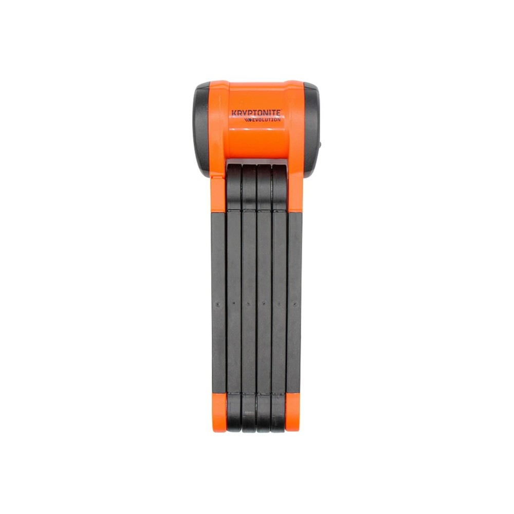 Kryptonite Evolution 790 Folding Lock, Black/Orange, Size 5.4mm x 90cm (35.4"),