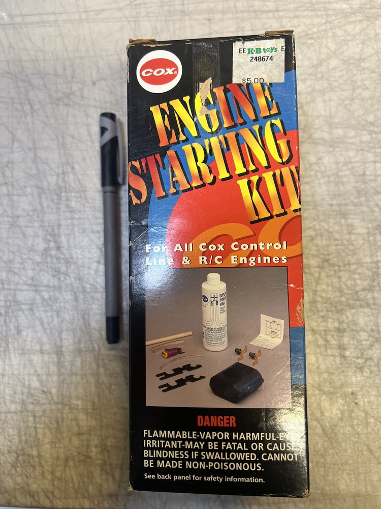 cox 0405 model engine starting kit (New in box)