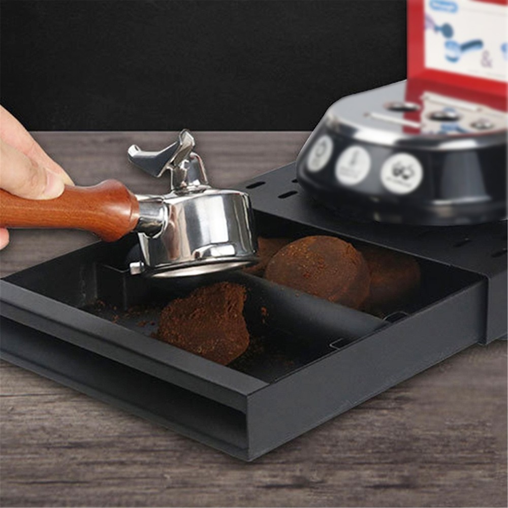 Drawer Type Coffee Grounds Knock Box Espresso Residue Container Stainless Steel